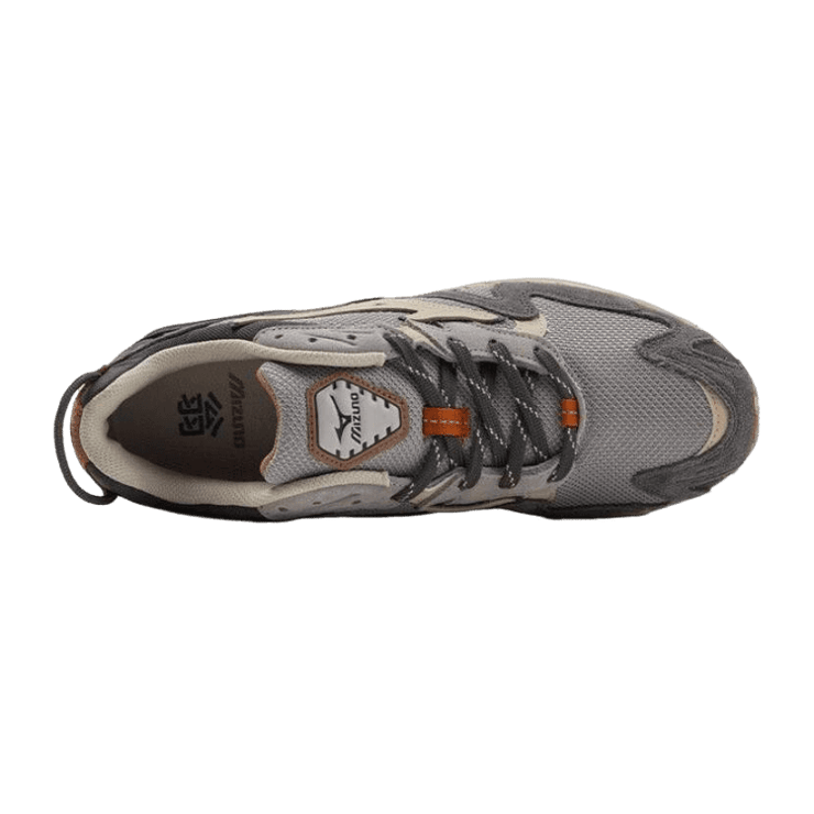 Mizuno Wave Rider 10 Grey Yellow Angle 0