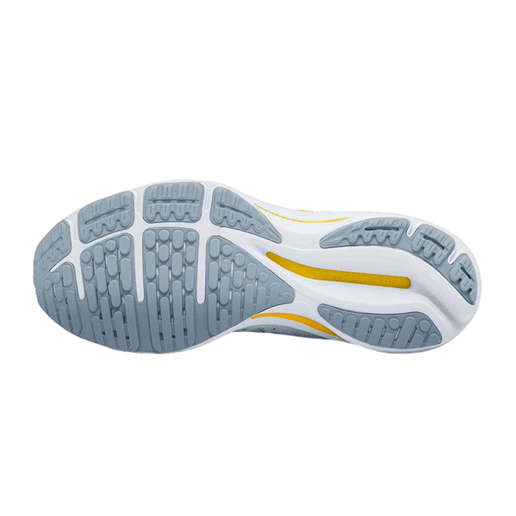 Mizuno Wave Rider 25 White Yellow Angle 1