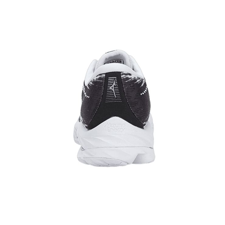 Mizuno Wave Rider 26 White Black Angle 2