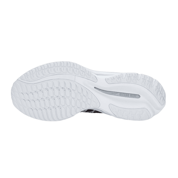 Mizuno Wave Rider 26 White Black Angle 3