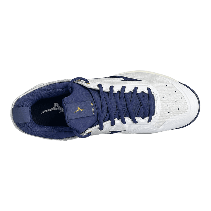 Mizuno Wave Luminous 2 White Navy Angle 0