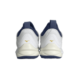 Mizuno Wave Luminous 2 White Navy Angle 1