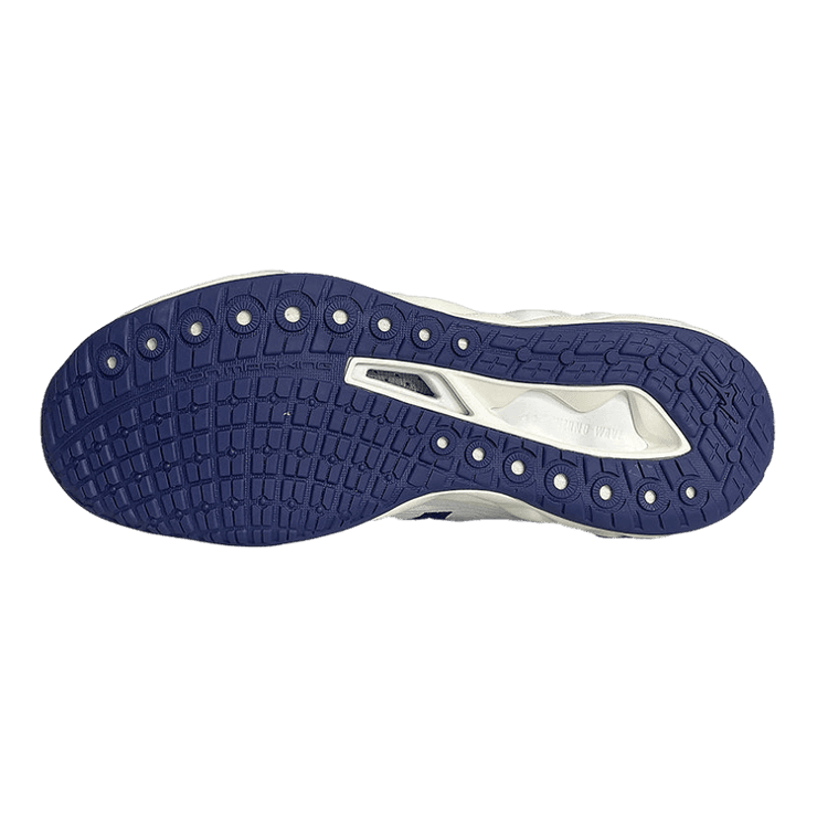 Mizuno Wave Luminous 2 White Navy Angle 2