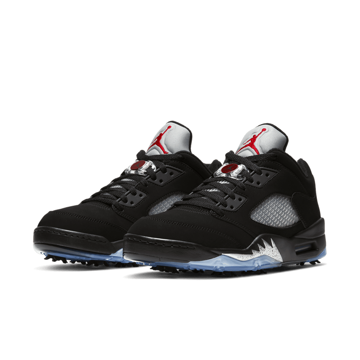 Jordan 5 Retro Low Golf Black Metallic Angle 2