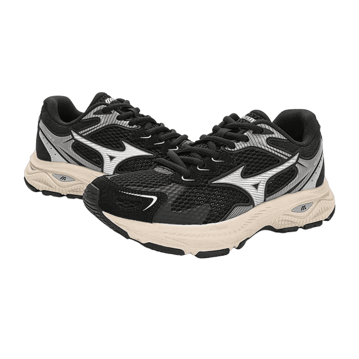 Mizuno Racer S Sneakers Black Mesh Angle 0