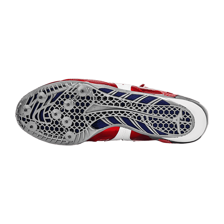 Mizuno Chrono Inx SP Red White Angle 1