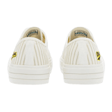 Mizuno Court S Low White Yellow Angle 0