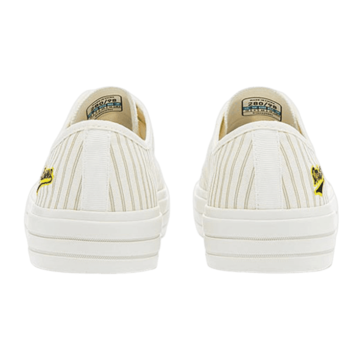 Mizuno Court S Low White Yellow Angle 0