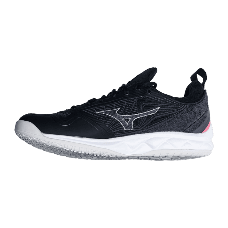 Mizuno WAVE LUMINOUS 2 Black Red Angle 2