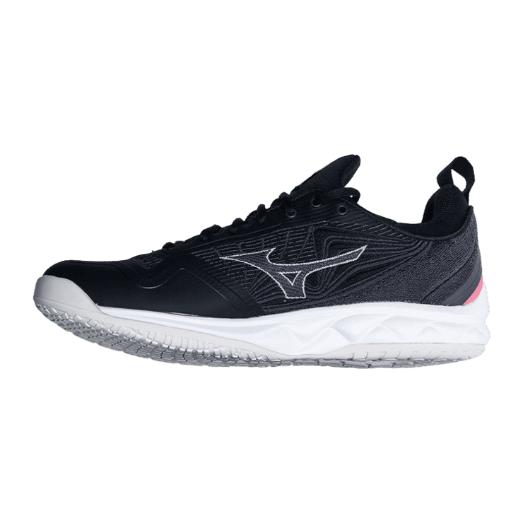 Mizuno WAVE LUMINOUS 2 Black Red Angle 2