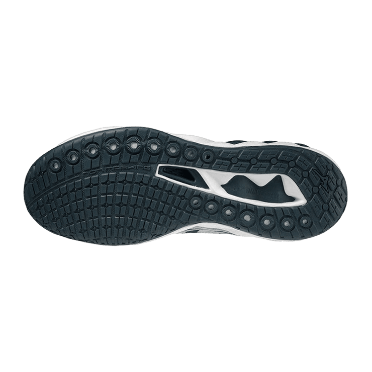 Mizuno Wave Luminous 2 Grey Blue Angle 2
