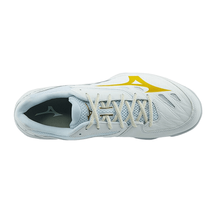 Mizuno Wave Claw White Gold Angle 0