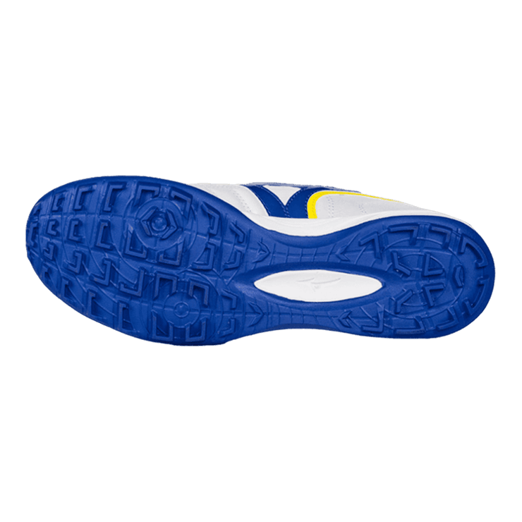 Mizuno Wave Cup Legend AS White Blue Angle 3