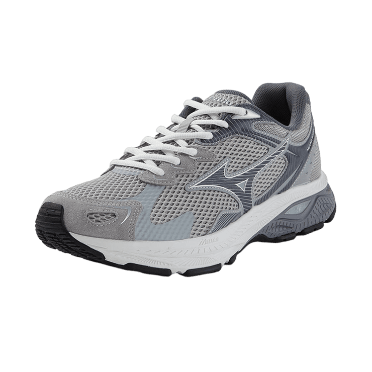 Mizuno Racer S White and Gray Angle 0