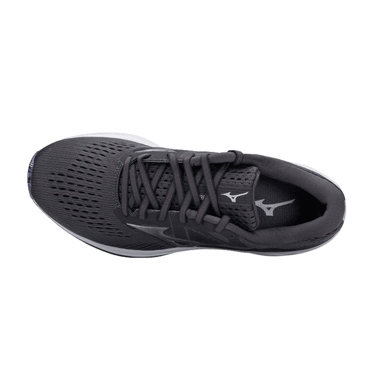 Mizuno Wave Inspire 17 Black Purple White Angle 0