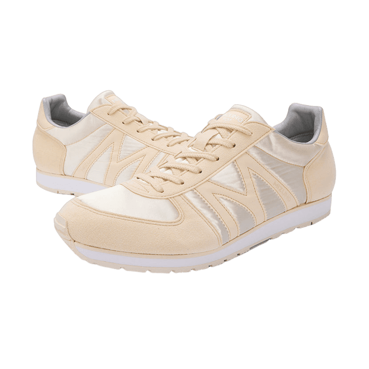 Mizuno Handcrafted LowTop Beige White Angle 1