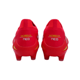 Mizuno Morelia Neo FG Football Boots Red Yellow Angle 2