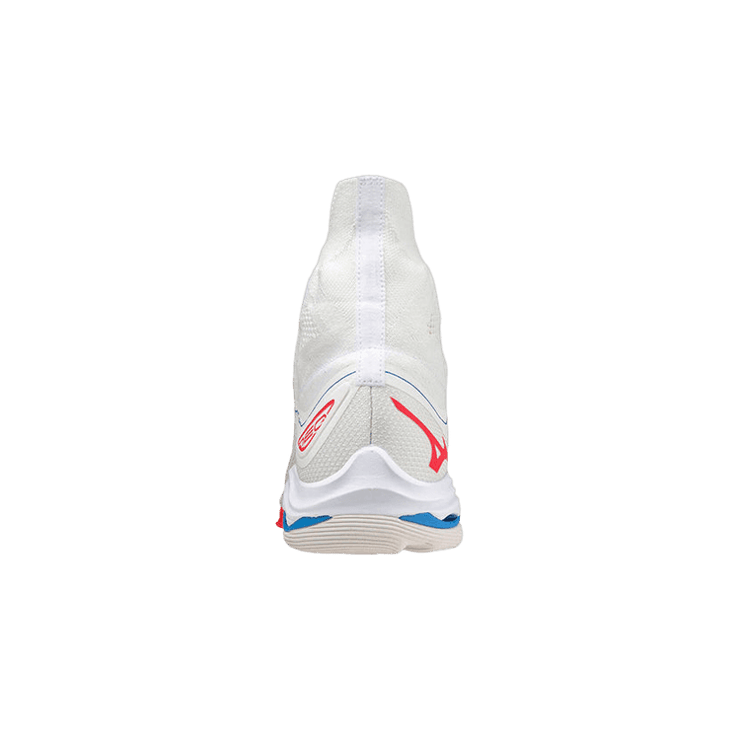 Mizuno Wave Lightning Neo White French Blue Angle 0