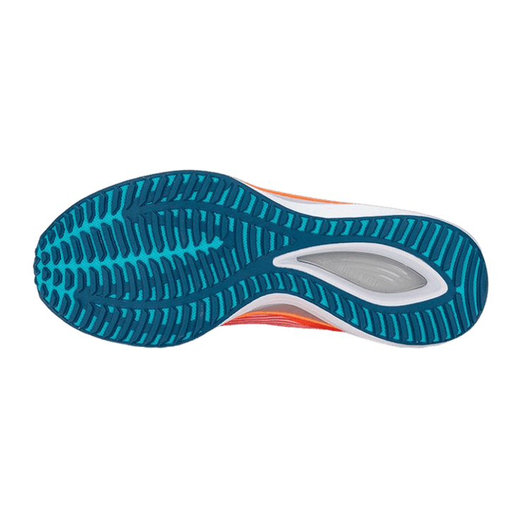 Mizuno Wave Rebellion Flash Orange Angle 2