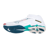 Mizuno Wave Lightning Z7 Mid White Angle 2