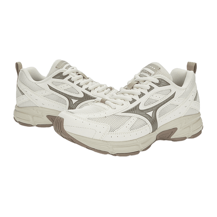 Mizuno Speed Chalk White Brown Angle 1