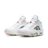 Buy Nike Air Jordan V Low G LTD PGA Golf Shoes White/Tie Dye