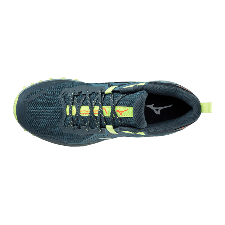 Mizuno Wave Mujin 8 Trail Teal Green Angle 0