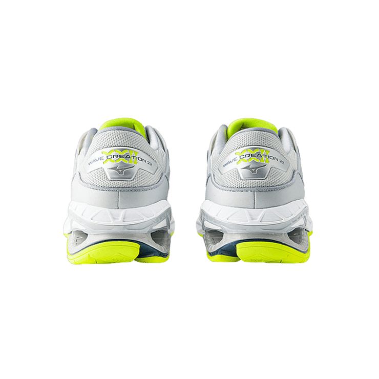 Mizuno Creation 22 Gray Fluorescent Green Angle 1
