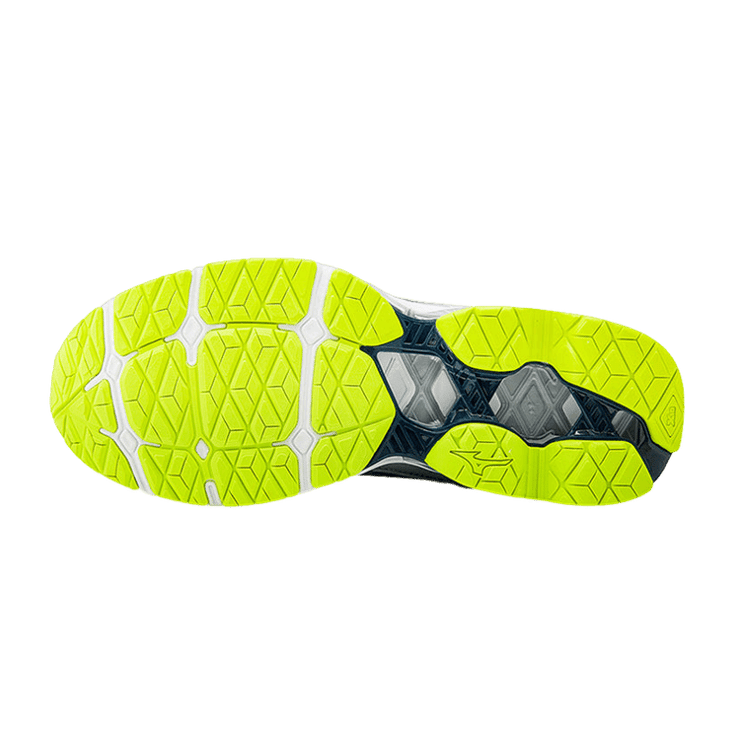 Mizuno Creation 22 Gray Fluorescent Green Angle 2