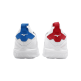 Mizuno Wave Claw Neo White Blue Red Angle 1