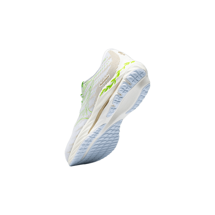 Mizuno Wave Rider 26 Sneakers White Green Angle 0