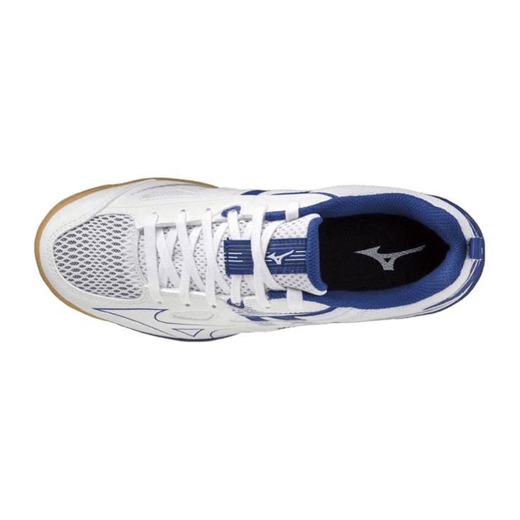 Mizuno Wave Kaiserburg 7 White Blue Angle 0