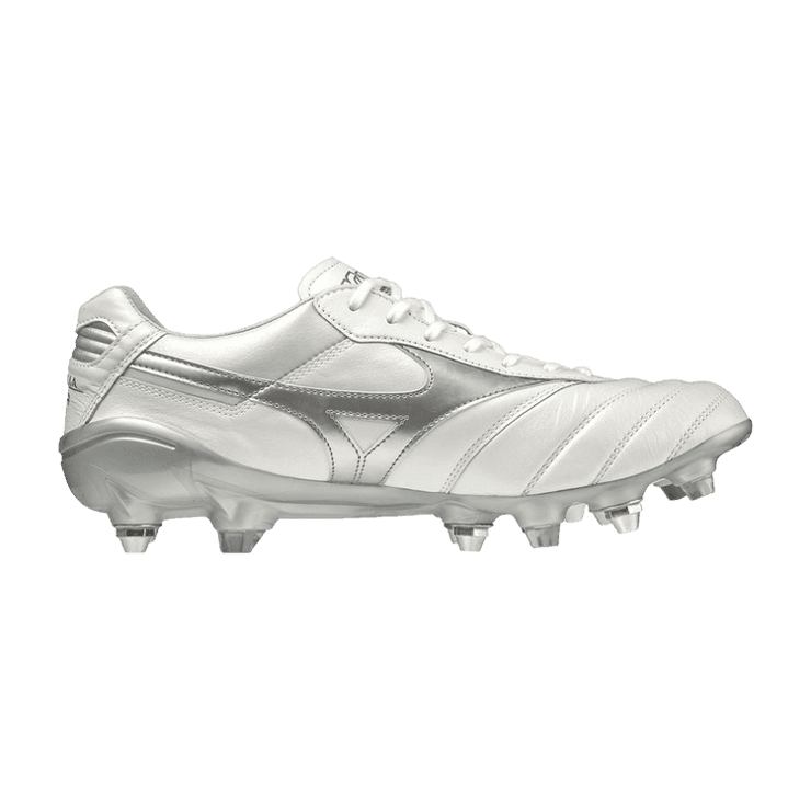 Mizuno Morelia DNA Japan Mx Football Boots White Silver Angle 0