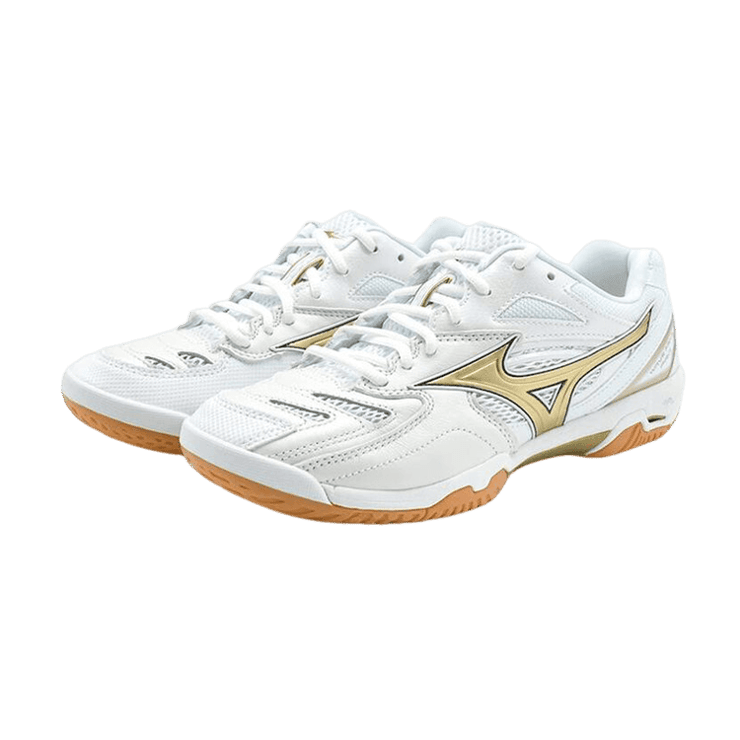 Mizuno Wavefang Pro White Gold Angle 1