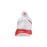 Mizuno Wave Dimension White Red Angle 0