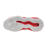 Mizuno Wave Dimension White Red Angle 1