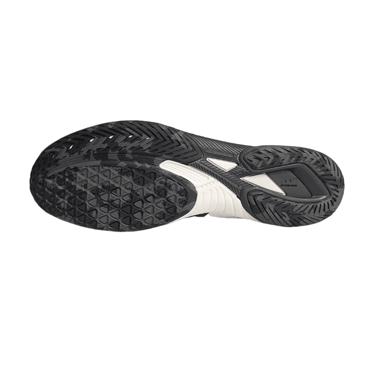 Mizuno Non-Slip Shock Absorbing Breathable Low-Top Training White Black Angle 1