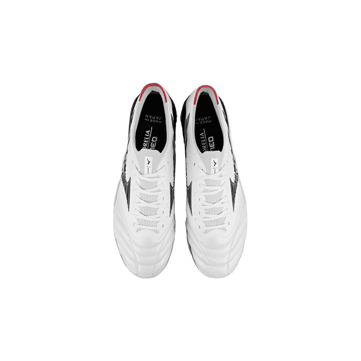 Mizuno Morelia Neo III Japan White Black Red Angle 1