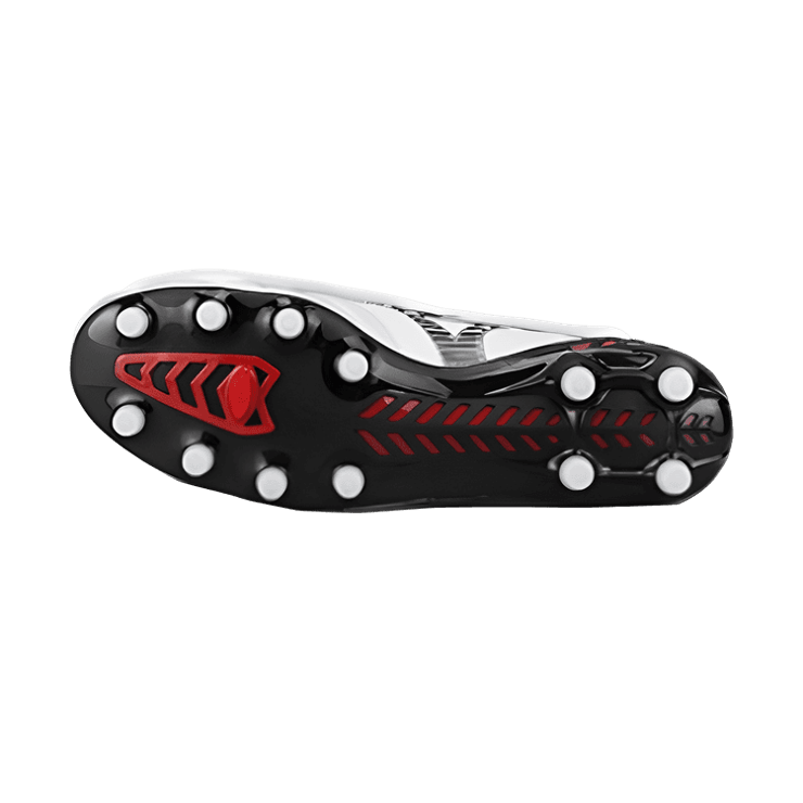 Mizuno Morelia Neo III Japan White Black Red Angle 3