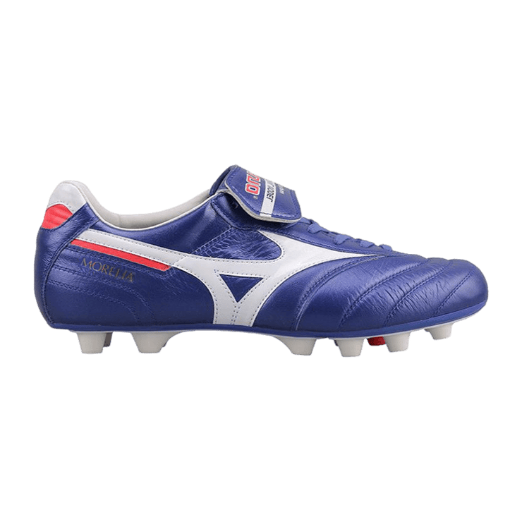 Mizuno Morelia 2 Japan Football Boots Blue White Red Angle 0