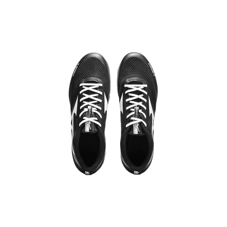 Mizuno x Sprint Soccer Black Metallic Grey Angle 1