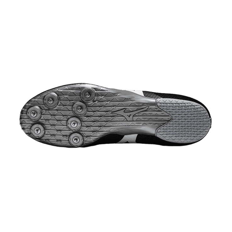 Mizuno x Sprint Soccer Black Metallic Grey Angle 2