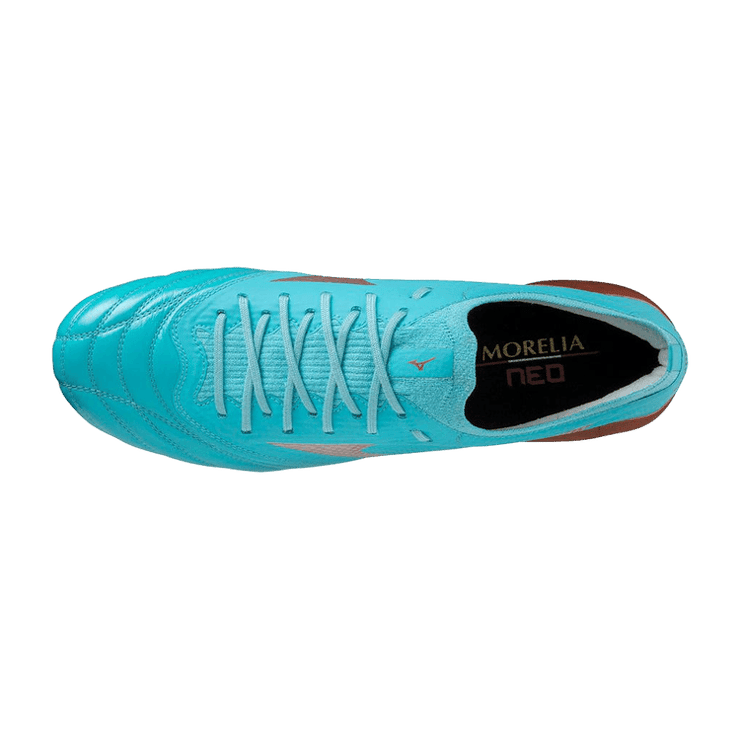Mizuno Morelia Neo 3 Football Sky Blue Cooper Angle 0