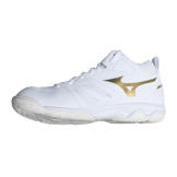 Mizuno Dynablitz mid White Gold Angle 2