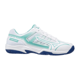 Mizuno Gate Sky Plus II White Teal Navy Angle 0