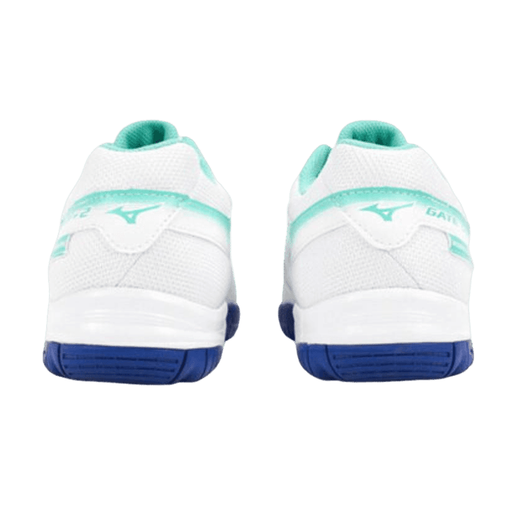 Mizuno Gate Sky Plus II White Teal Navy Angle 1