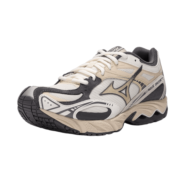 Mizuno Wave Orion Versatile Comfort LowTop Beige Angle 1