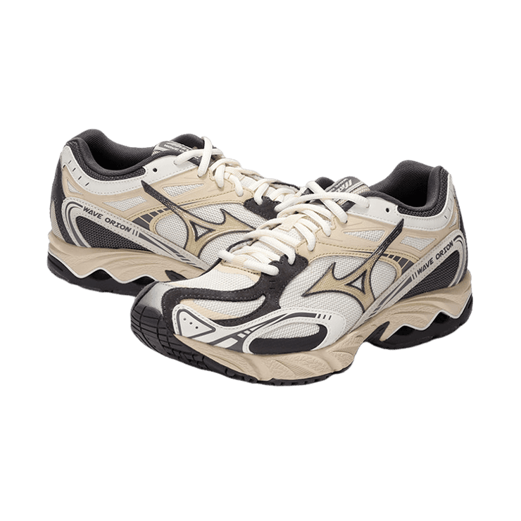 Mizuno Wave Orion Versatile Comfort LowTop Beige Angle 2