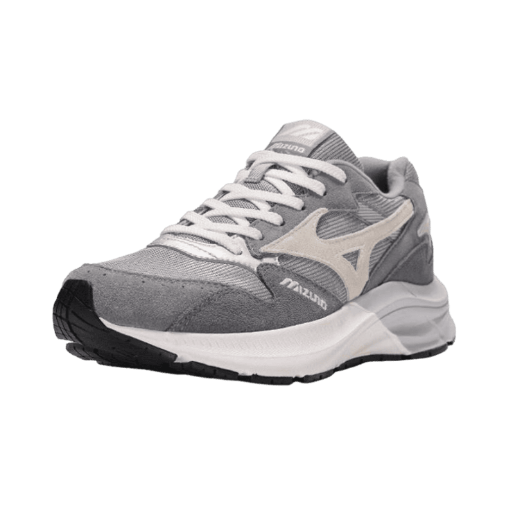 Mizuno Pi Retro Grey White Angle 0