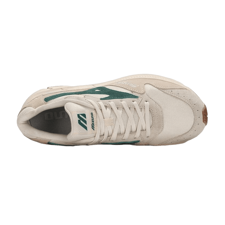 Mizuno Pi Retro Low White Green Angle 0